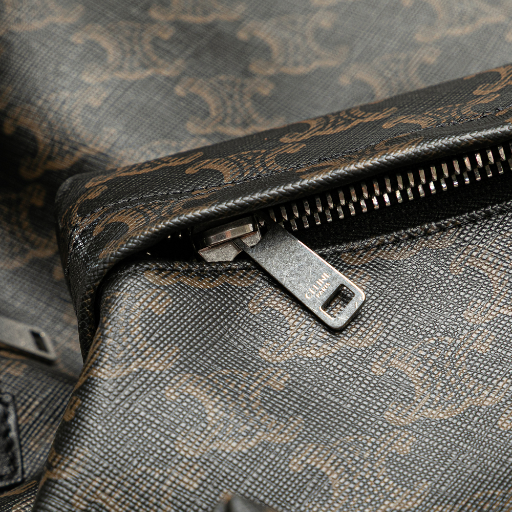 Pre-Loved Celine Medium Triomphe Coated Canvas Backpack - Picture 8 of 12